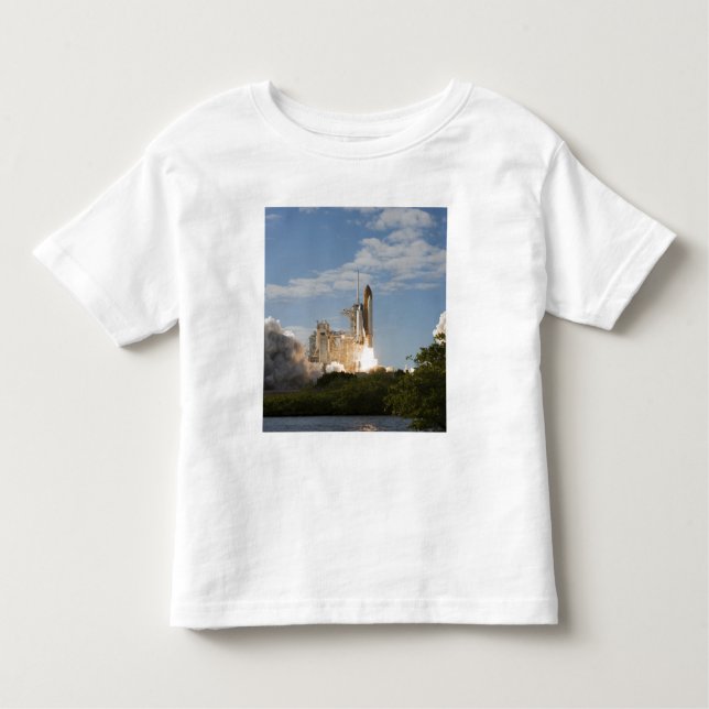 Space Shuttle Atlantis lifts off 7 Toddler T-Shirt (Front)