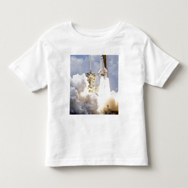 Space Shuttle Atlantis lifts off Toddler T-Shirt (Front)