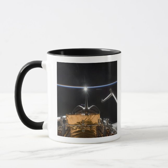 Space Shuttle Atlantis' payload bay Mug (Left)