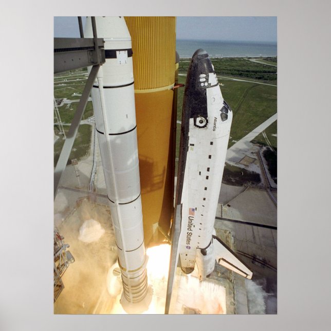 Space Shuttle Atlantis Poster (Front)