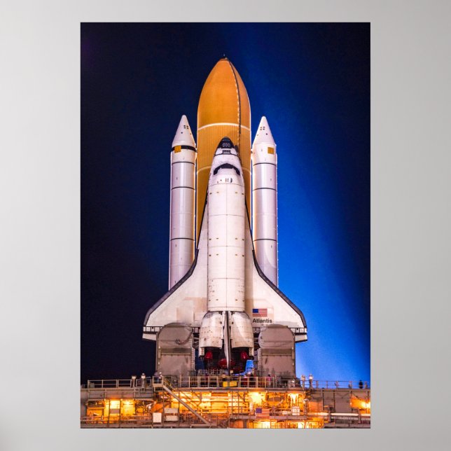 Space Shuttle Atlantis Poster (Front)