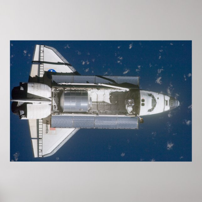 Space Shuttle Atlantis Poster (Front)