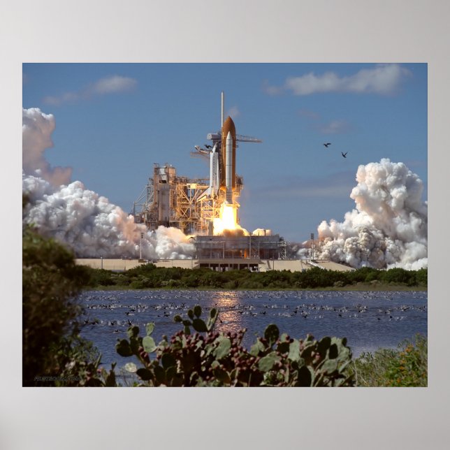 Space Shuttle Atlantis Poster (Front)