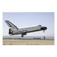 Space Shuttle Atlantis prepares for landing 2