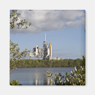 Space Shuttle Atlantis sits ready Magnet