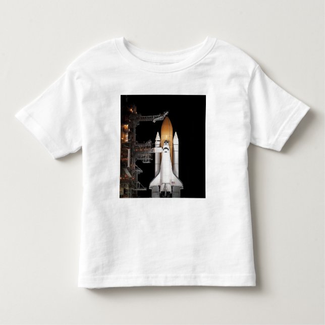 Space shuttle Atlantis sits ready Toddler T-Shirt (Front)