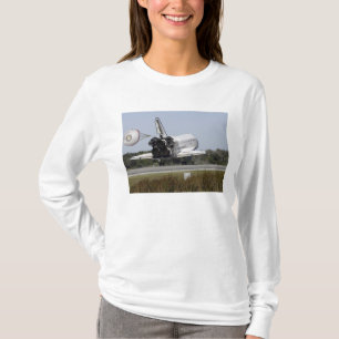 Space shuttle Atlantis unfurls its drag chute 2 T-Shirt