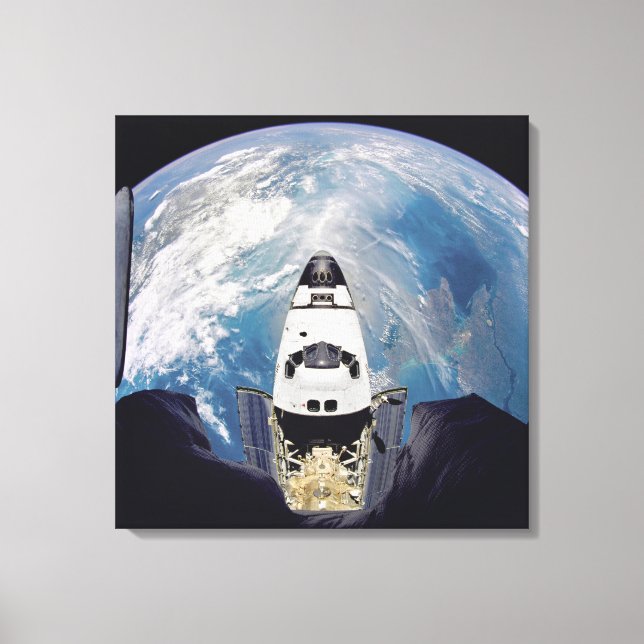Space Shuttle Canvas Print (Front)