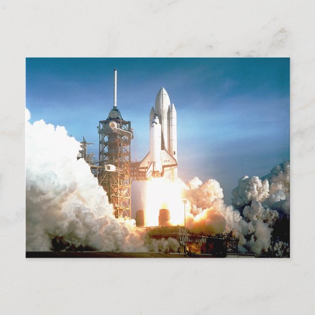 Space Shuttle Columbia Postcard (Front)