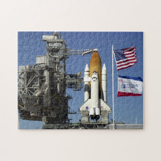 Space Shuttle Columbia Prepares Jigsaw Puzzle