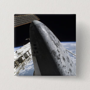 Space Shuttle Discovery 14 15 Cm Square Badge