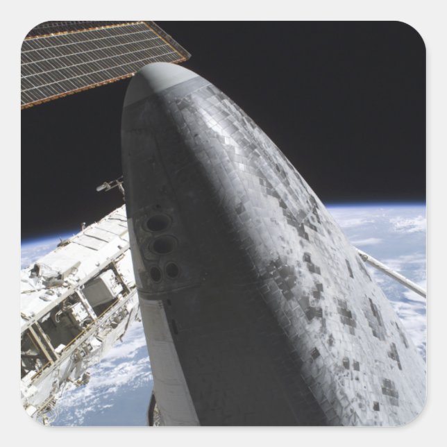 Space Shuttle Discovery 14 Square Sticker (Front)