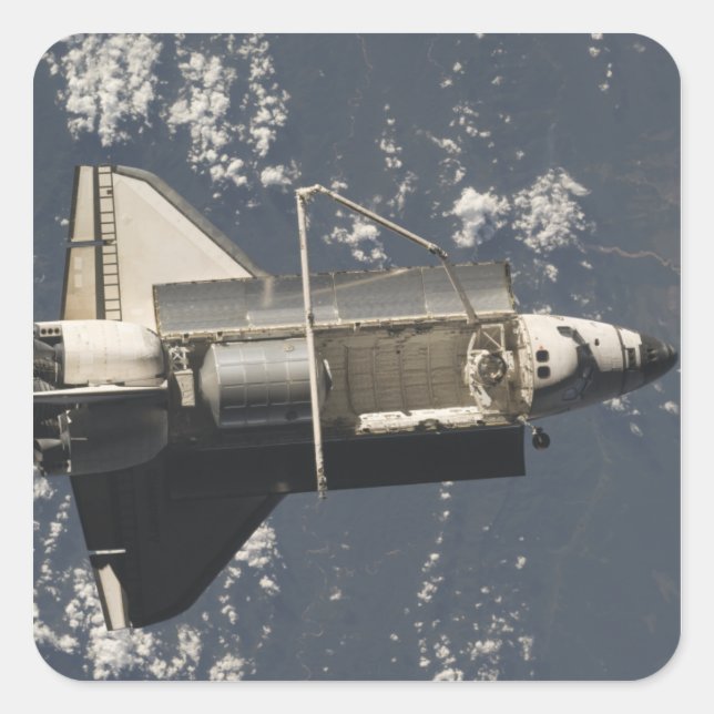 Space Shuttle Discovery 5 Square Sticker (Front)