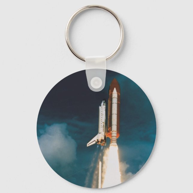 Space Shuttle Discovery Blast Off Key Ring (Front)