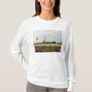 Space Shuttle Discovery deploys its drag chute T-Shirt