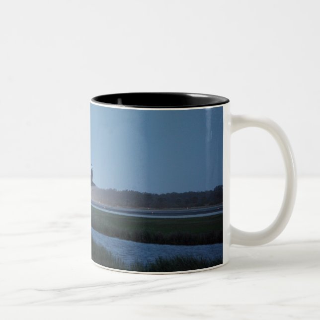 Space Shuttle Discovery landing - STS-116 Two-Tone Coffee Mug (Right)