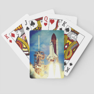 Space Shuttle Discovery Launch Playing Cards