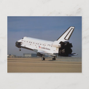 Space shuttle Discovery, Mojave Desert, California Postcard