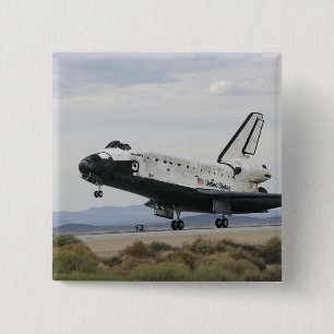 Space Shuttle Discovery's main landing gear 15 Cm Square Badge