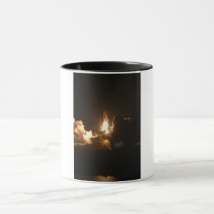 Space Shuttle Earth Orbital Spacecraft Night Canva Mug