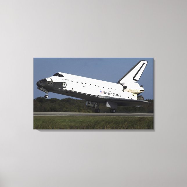 Space Shuttle Endeavour 12 Canvas Print (Front)