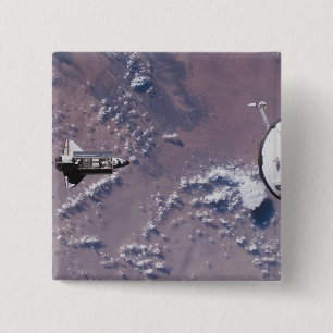 Space Shuttle Endeavour 20 15 Cm Square Badge