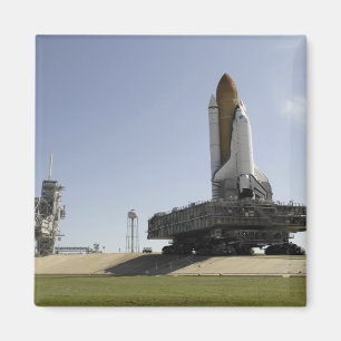 Space Shuttle Endeavour approaches the launch p Magnet