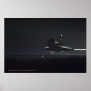 Space Shuttle Endeavour, Final Landing Poster