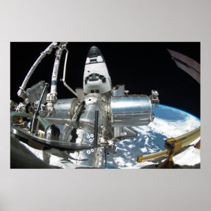 Space Shuttle Endeavour & ISS Poster