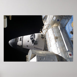 Space Shuttle Endeavour & ISS Poster