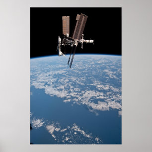 Space Shuttle Endeavour & ISS Poster