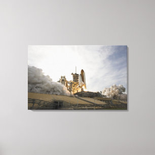 Space Shuttle Endeavour lifts off 3 Canvas Print