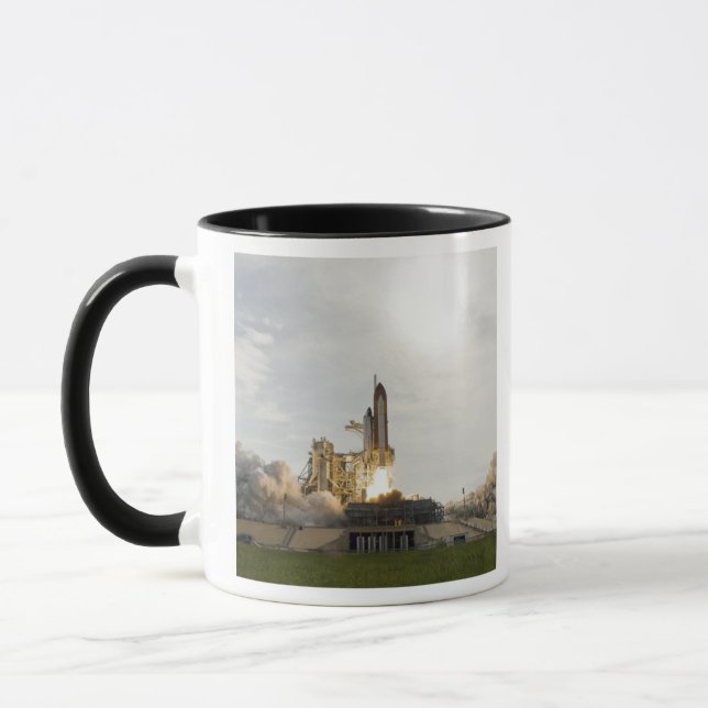 Space Shuttle Endeavour lifts off 8 Mug (Left)