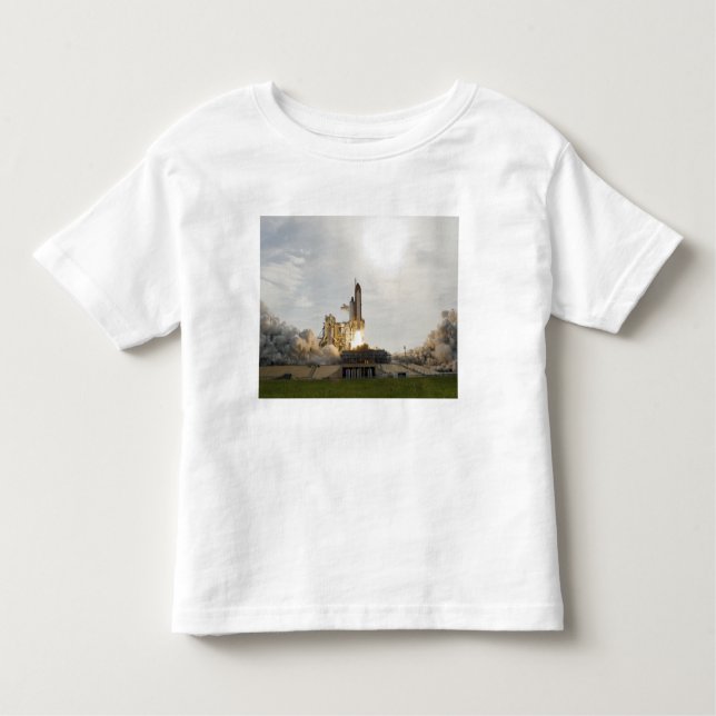 Space Shuttle Endeavour lifts off 8 Toddler T-Shirt (Front)