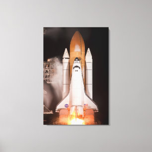 Space Shuttle Endeavour Lifts Off Canvas Print