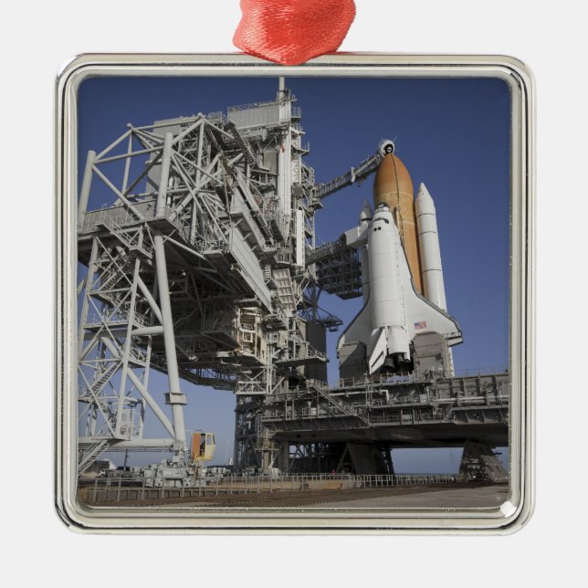 Space shuttle Endeavour Metal Tree Decoration (Front)