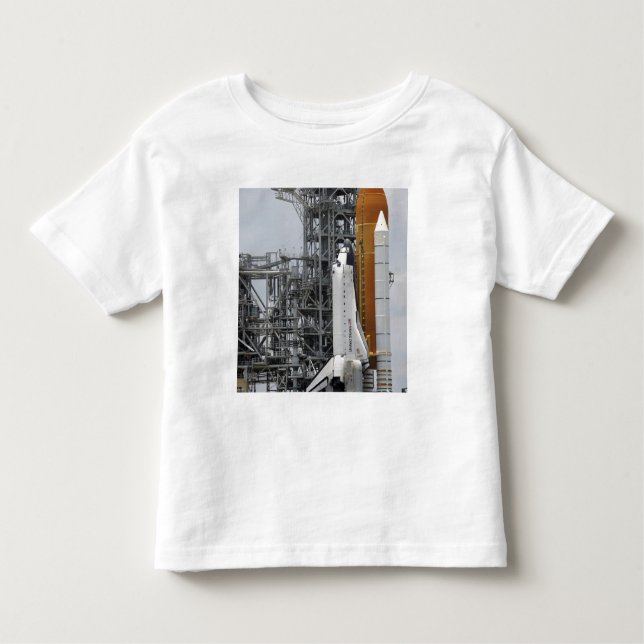 Space Shuttle Endeavour on the launch pad 2 Toddler T-Shirt (Front)
