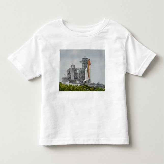 Space Shuttle Endeavour on the launch pad 5 Toddler T-Shirt (Front)