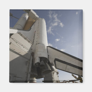 Space Shuttle Endeavour on the launch pad 6 Magnet