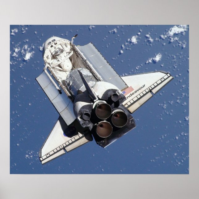 Space Shuttle Endeavour Poster (Front)