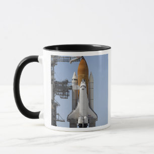 Space Shuttle Endeavour sits ready Mug