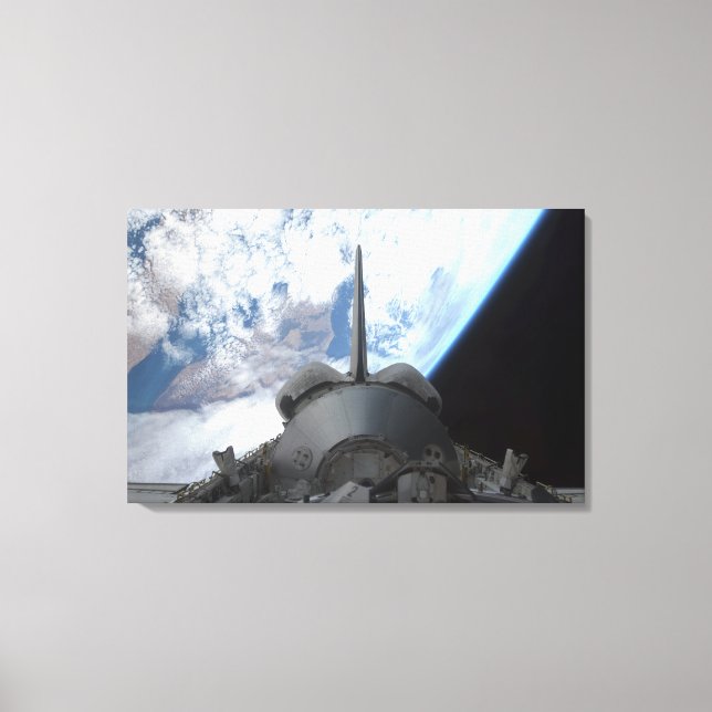 Space Shuttle Endeavour's payload bay 3 Canvas Print (Front)