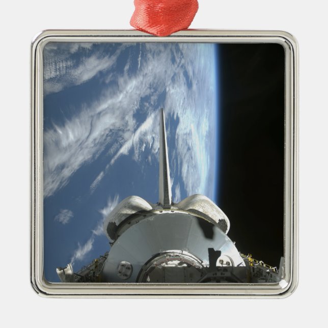 Space Shuttle Endeavour's payload bay Metal Tree Decoration (Front)