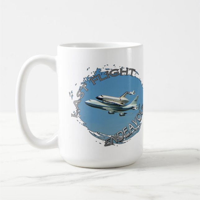 Space Shuttle Final Flight Mug! Coffee Mug (Left)