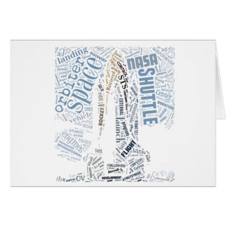 Space Shuttle in Tagxedo