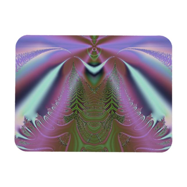 Space Shuttle Launch Abstract Magnet (Horizontal)