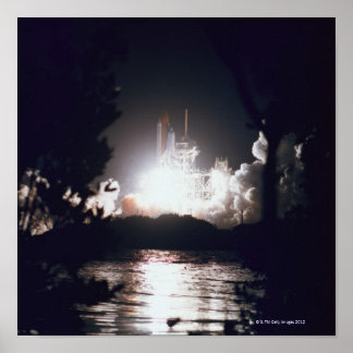Space Shuttle Launch Poster