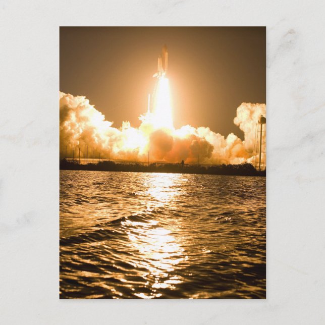 Space Shuttle Lift Off Postcard (Front)