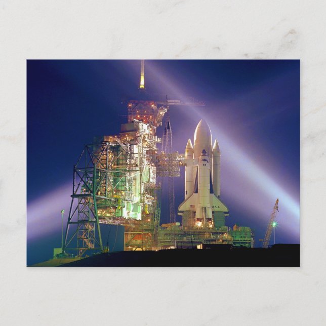 Space Shuttle Mission STS-1 Launch Pad A Postcard (Front)