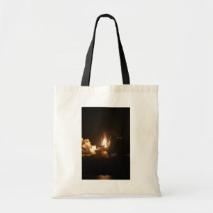 Space Shuttle Night Launch Poster Tote Bag